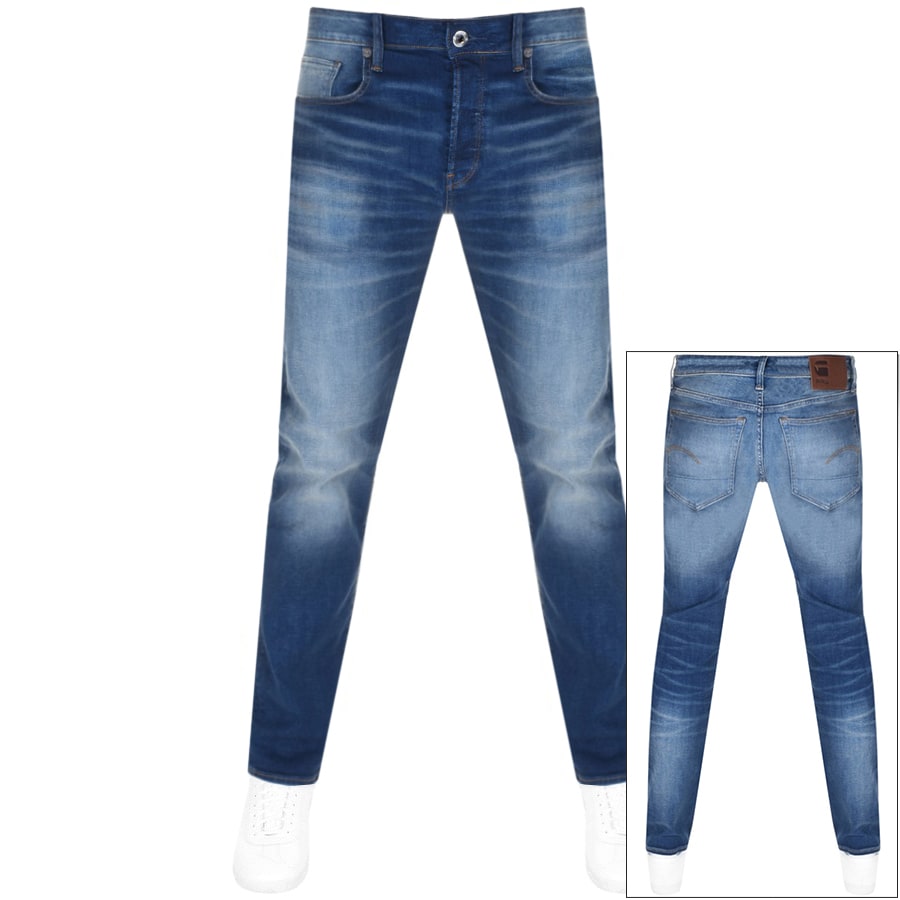 Alternative Image for ProductG Star Raw 3301 Slim Fit Jeans Blue1